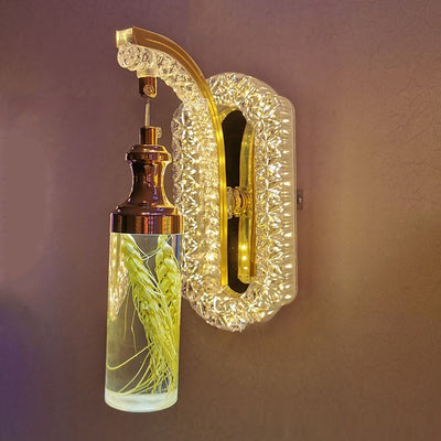 Lámpara de Pared Colgante de Cristal Acrílico Ovalado con Luz Cálida para Hoteles y Dormitorios - Image 26