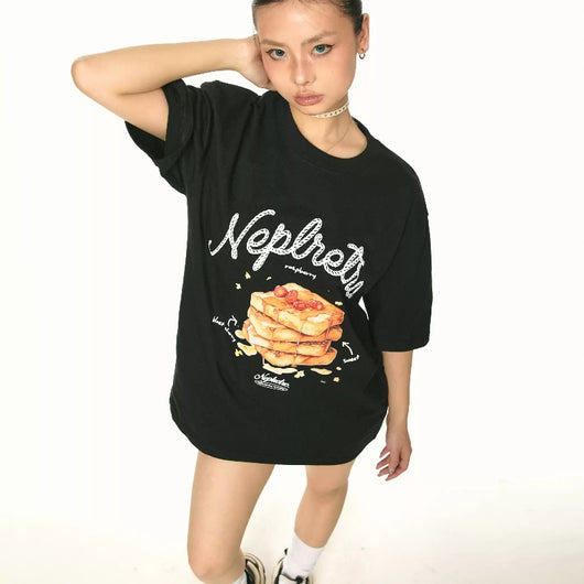 Camiseta Retro Estampada de Manga Corta para Mujer - Image 2
