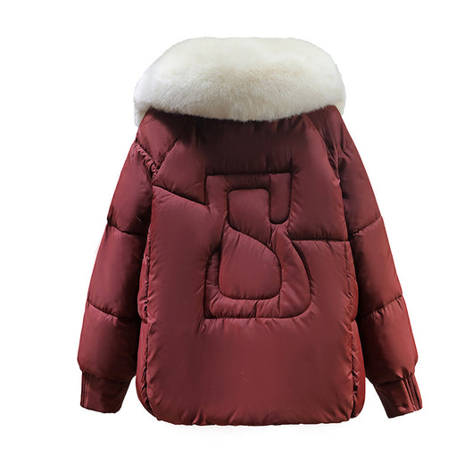 Abrigo de Lujo Coreano con Cuello de Pelaje - Cálido y Elegante - Image 5