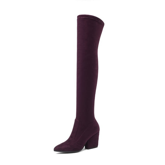 Botas de Invierno con Tacón Grueso y Caña Alta - Image 14