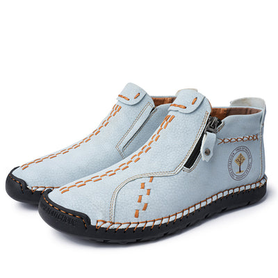 Botas Martin Hombre Caña Alta Suela Gruesa Estilo Moderno - Image 13