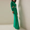 Vestido Largo de Fiesta Elegante con Detalle de Cintura