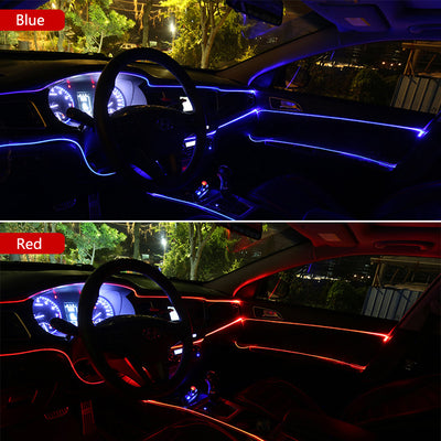 Tira LED Neon para Auto y Bicicleta - Luz Decorativa 12V Impermeable USB - Image 2
