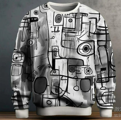 Sudadera con Capucha Graffiti para Hombre - Image 15