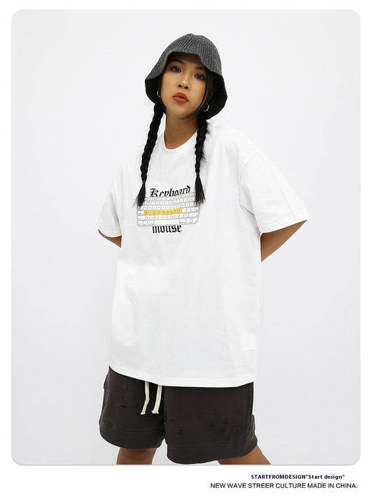 Playera Unisex Estampado Digital Teclado - Manga Corta - Image 11