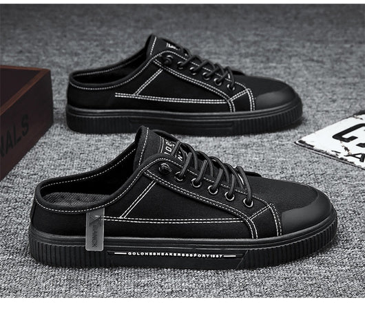 Tenis Casuales Versátiles para Hombre sin Talón de Lona - Image 26
