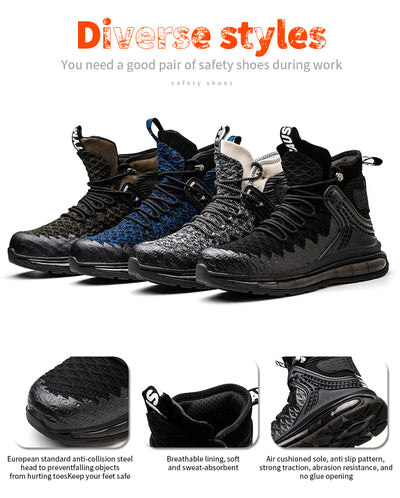 Zapatos Deportivos Ligeros con Amortiguación de Aire y Protección Reforzada - Image 26