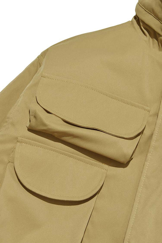 Abrigo de Trabajo Funcional Multi Bolsillos con Cuello de Pie - Image 30