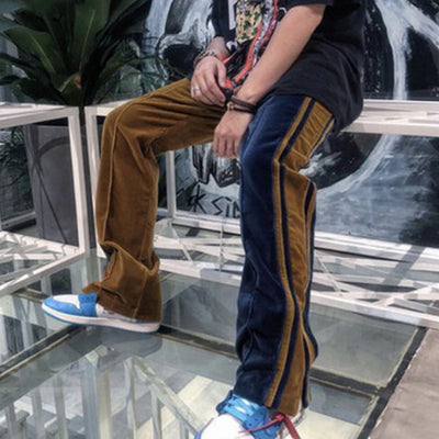 Pantalones de Chándal Velour Hip Hop para Hombre y Mujer