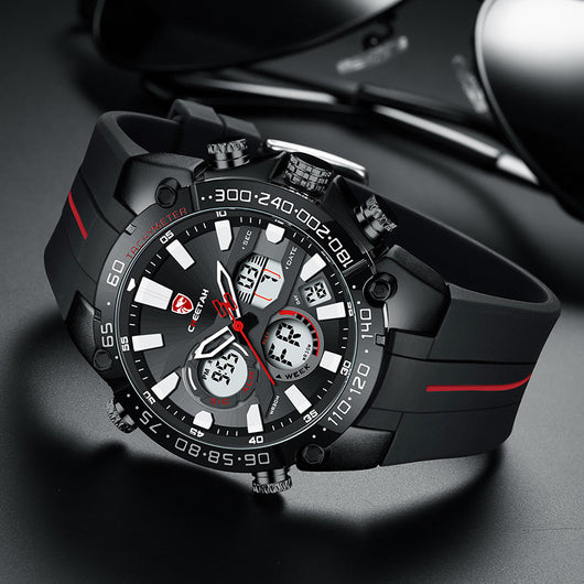Reloj de Cuarzo Multifuncional Resistente al Agua para Hombre - Image 9
