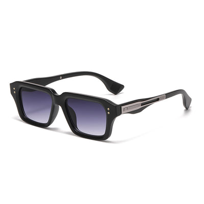 Gafas de Marco Cuadrado Beige Estilo Europeo - Reloj de Tendencia Chic - Image 2