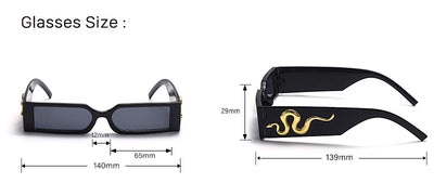 Gafas de Sol Hip-hop con Montura Pequeña y Cristales Diamantados para Hombre y Mujer - Image 19
