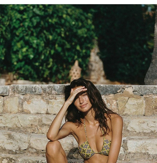 Bikini Deportivo Verde Pecho Pequeño - Estilo Vacaciones Termal - Image 16