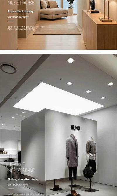 Downlight LED Cuadrado Ultra Delgado Embutido para Techo - Image 22