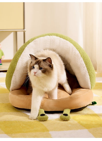 Cama Térmica Semicerrada para Gatos - Nido Acogedor tipo Caracol - Image 18