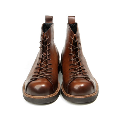 Botas Martin para Hombre de Cuero Genuino Estilo Vintage Amekaji - Image 4