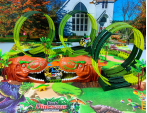 Juguete de Carrera en Pista Eléctrica Tiranosauro Dinosaurio Ensamblable con Simulación - Image 34
