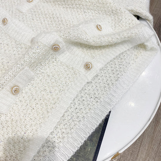Cardigan Tejido Mujer Cuello V Corto - Perfecto para Primavera y Otoño - Image 9