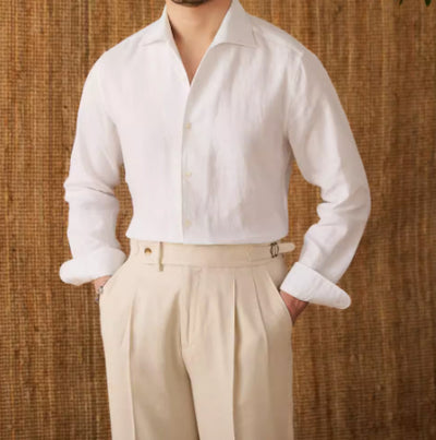 Camisa Oxford Italiana Slim Fit Cuello Clásico Algodón 100% Hombre - Image 14