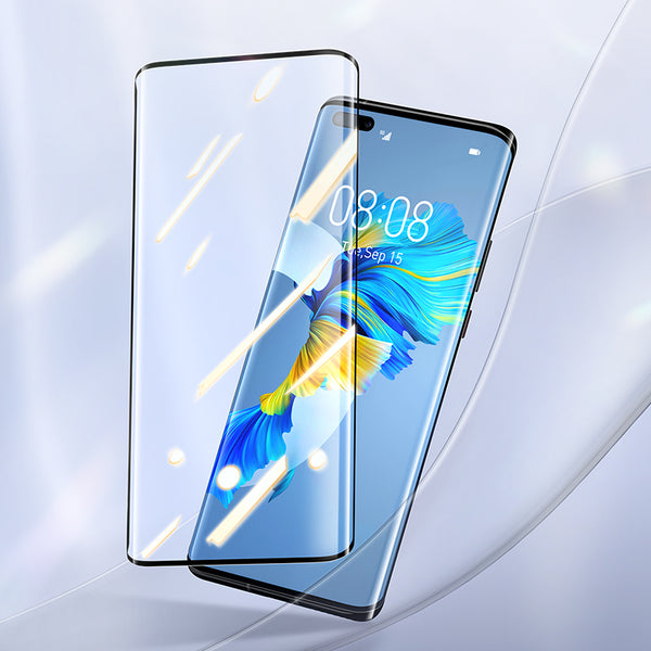 Protector de Pantalla Curvo Adhesivo Total para Mate40 Pro - Negro
