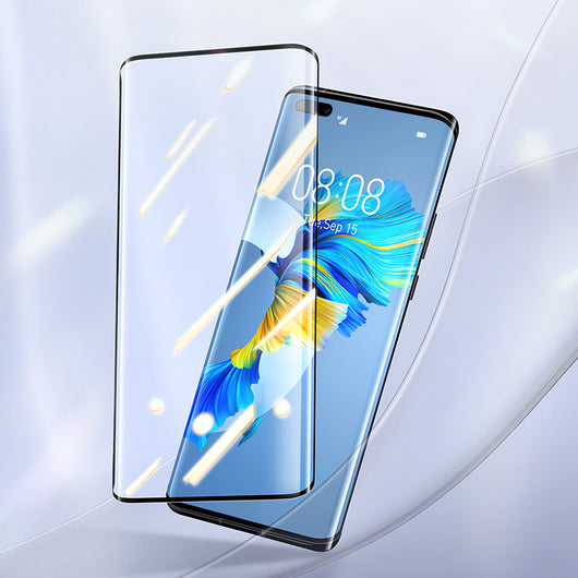 Protector de Pantalla Curvo Adhesivo Total para Mate40 Pro - Negro