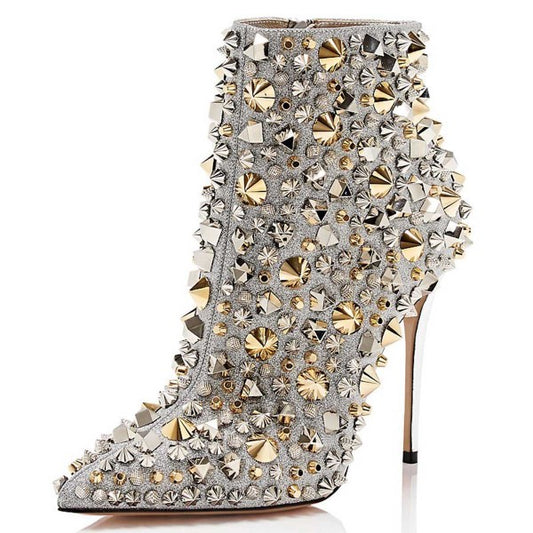 Botas de Tacón Alto Gamuza con Hebillas - Calzado Elegante para Invierno - Image 2