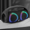 Parlante Portátil War Drum con Bluetooth, Luces RGB y Resistencia al Agua
