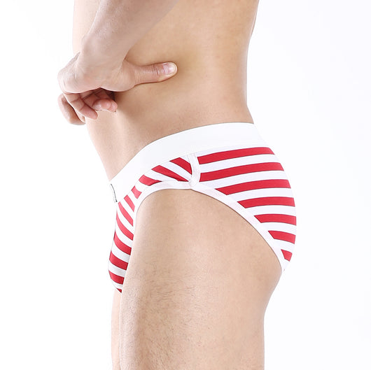 Calzoncillos Hombre Cintura Baja a Rayas de Algodón - Image 11