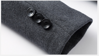 Abrigo de Lana Slim Fit - Trinchera Elegante para Hombre - Image 16