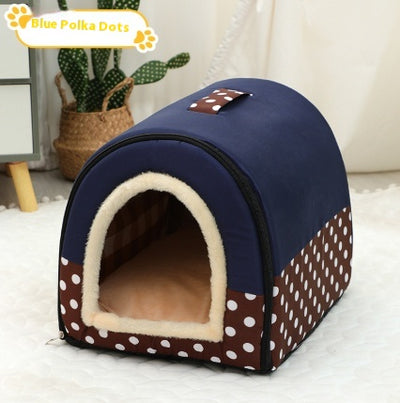 Cama Portátil para Mascotas Pequeñas y Medianas con Asa - Refugio Cálido y Acogedor - Image 15