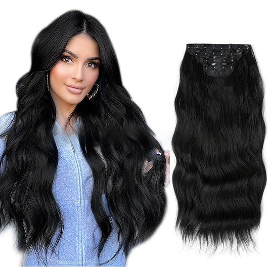 Set de 4 Pelucas de Fibra Térmica para Mujer - Cambio de Look Instantáneo - Image 7