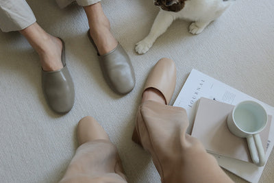 Pantuflas de Cuero Oveja para Pareja - Cómodas Zapatillas de Casa - Image 12