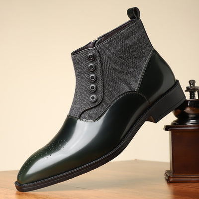 Zapatos Formales Vintage Estilo Británico en Cuero para Hombre - Image 14