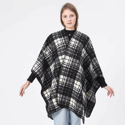 Manta Térmica Elegante de Cuadros para Primavera, Otoño e Invierno - Image 6