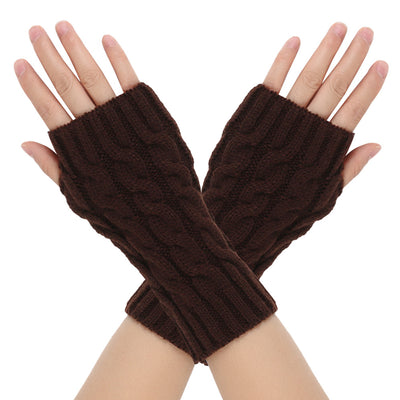 Guantes de Lana Cálidos con Dedos Abiertos para Hombre - Image 12