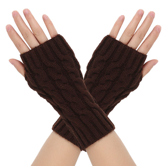Guantes de Lana Cálidos con Dedos Abiertos para Hombre - Image 12