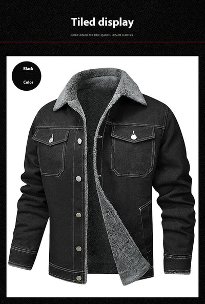 Chaqueta Denim Forrada en Polar para Hombre - Estilo Premium - Image 22