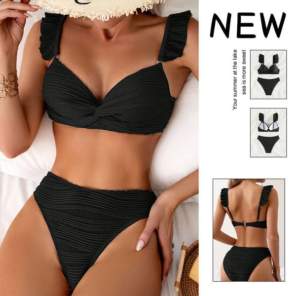 Bikini de Baño Liso para Mujer - Diseño Clásico y Versátil