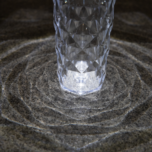 Lámpara Solar de Jardín con Cristal Multicolor Rosa - Luz LED Romántica - Image 12