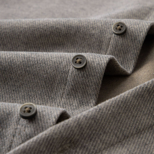 Camisa de Lana Gruesa Térmica Beige para Hombre - Image 15