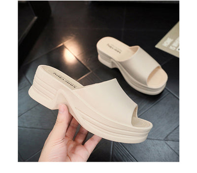 Sandalias Plataforma Impermeables para Mujer - Botas de Lluvia Antideslizantes - Image 26