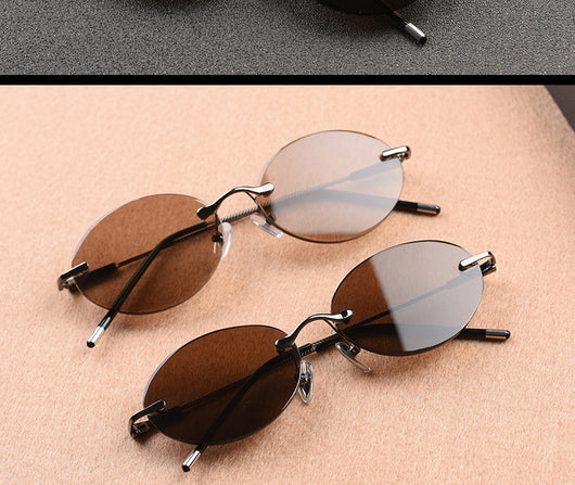 Gafas de Sol Ovaladas sin Marco Anti Fatiga - Image 4