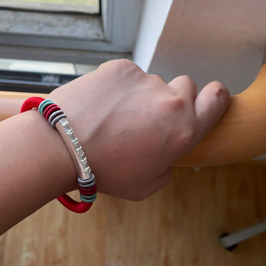 Pulsera de Plata Pareja Nudo de Dragón con Mantra de Seis Caracteres - Image 12