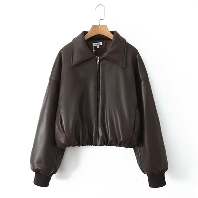 Chaqueta de Cuero PU para Motociclista Estilo Pan - Image 22