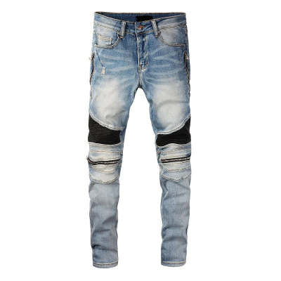 Jeans Slim Fit con Costuras en las Rodillas - Image 6