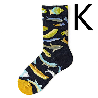 Calcetines Retro para Hombre de Algodón Premium - Image 38