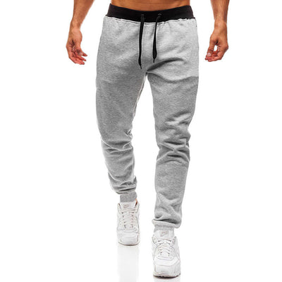 Pantalones Deportivos Casuales Talla Grande Hombre - Corte Sólido - Image 10