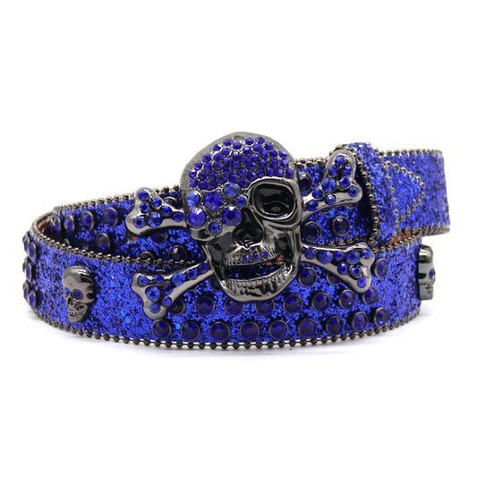 Cinturón Brillante con Strass para Hombre - Estilo Personalizado