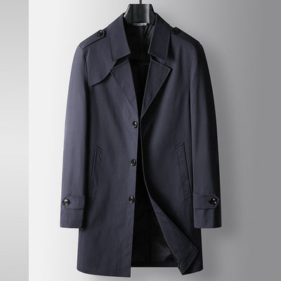 Gabardina de Negocios Juvenil Premium - Corte Clásico Solapa Italiana - Image 9
