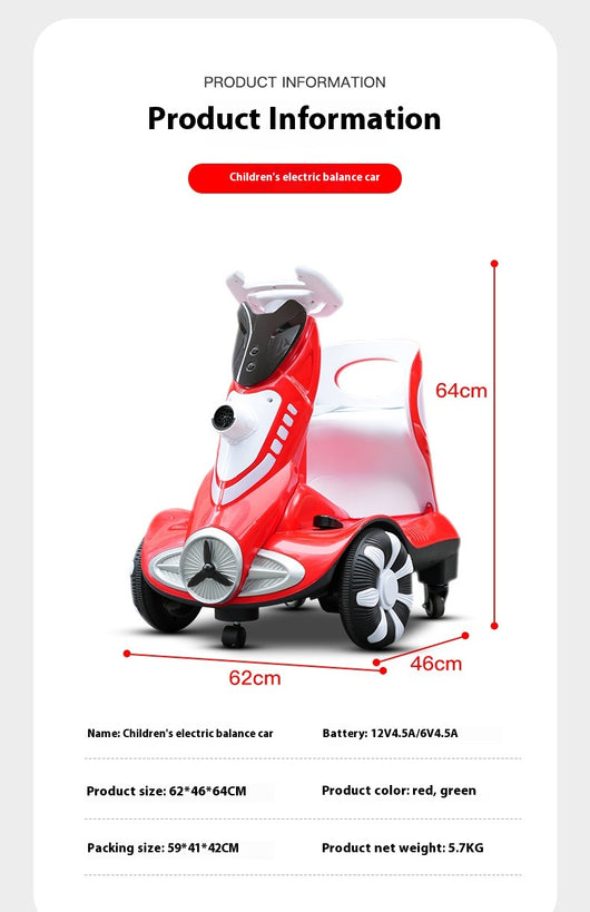 Auto Eléctrico Infantil de Cuatro Ruedas con Control Remoto - Image 10